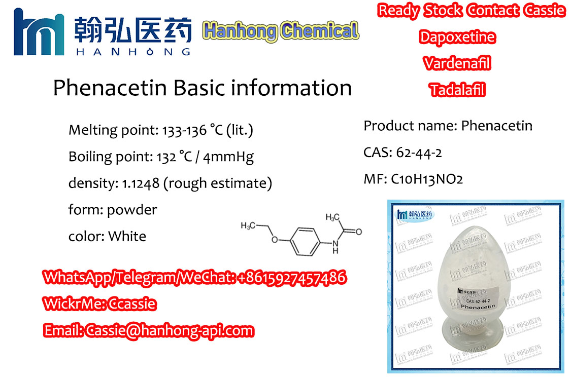 phenacetin CAS:62-44-2 (WhatsApp/Telegram/WeChat: +8615927457486 WickrMe: Ccassie